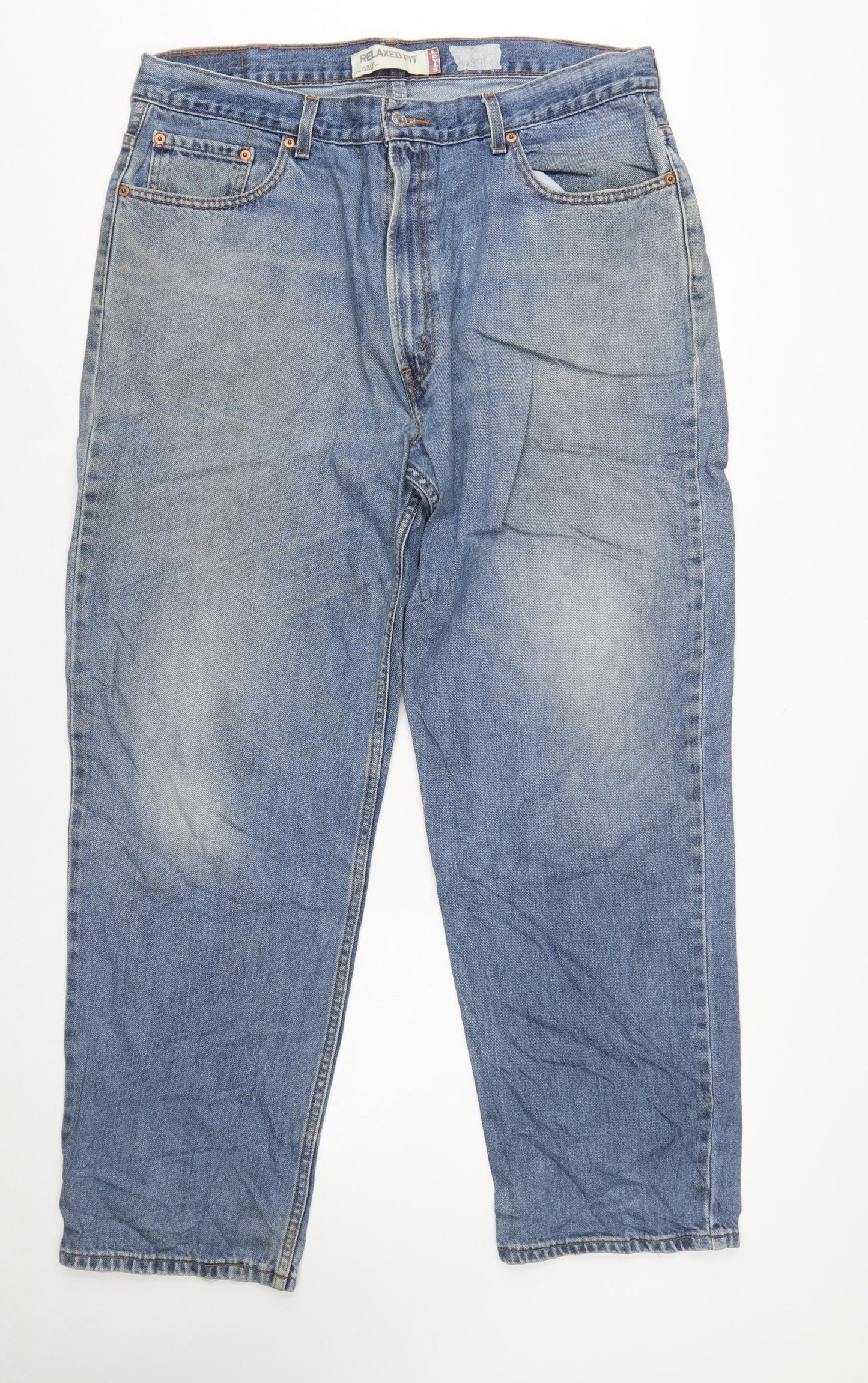 Levi’s Men’s Blue 550 Relaxed Fit Straight Jeans W40 L32