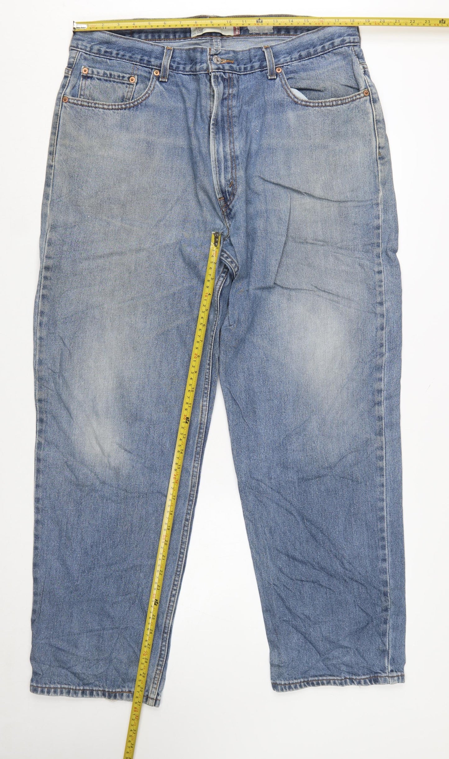 Levi’s Men’s Blue 550 Relaxed Fit Straight Jeans W40 L32