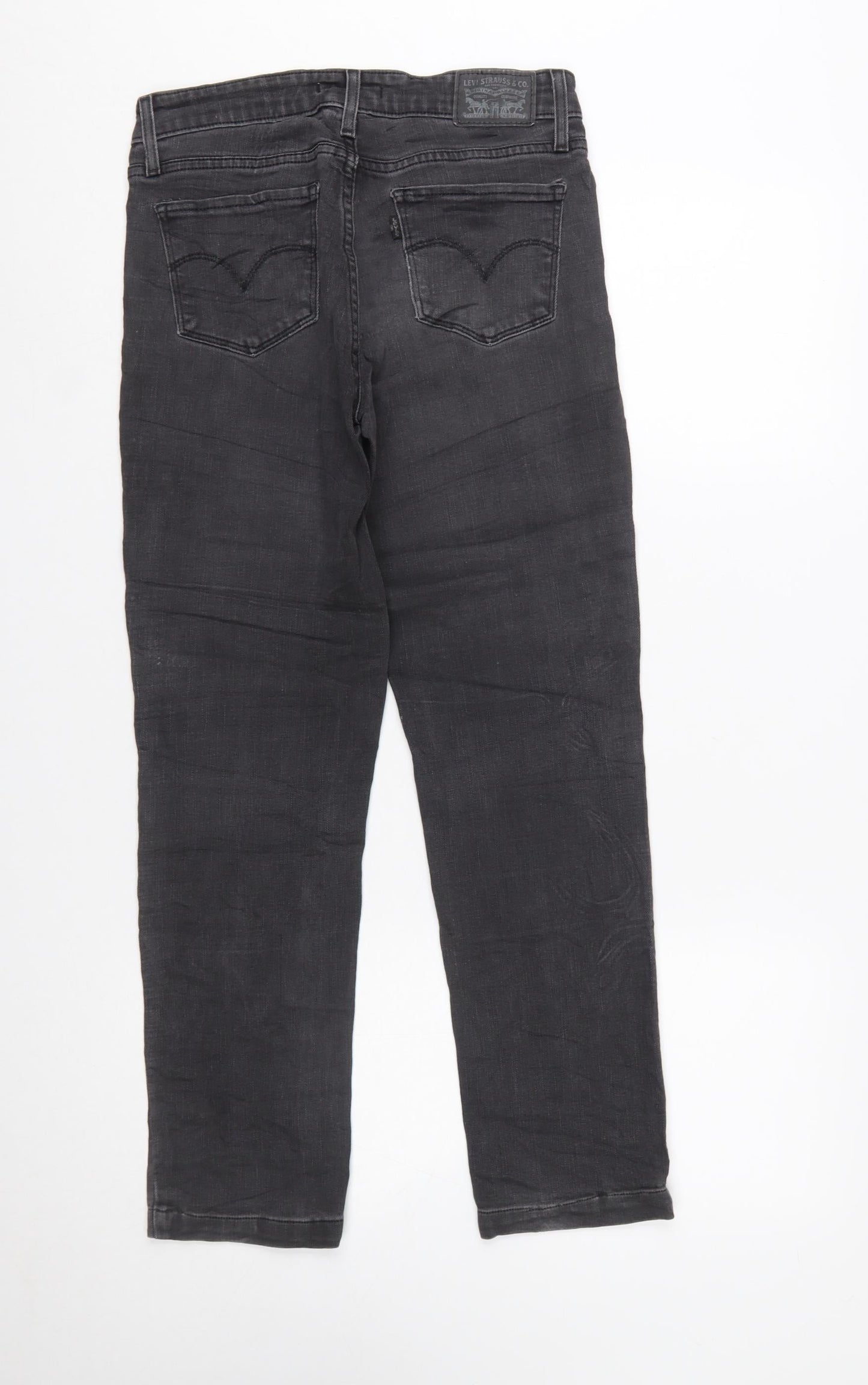 Levi’s Women Black 711 Slim Fit Mid Rise Denim Jeans W27 L32