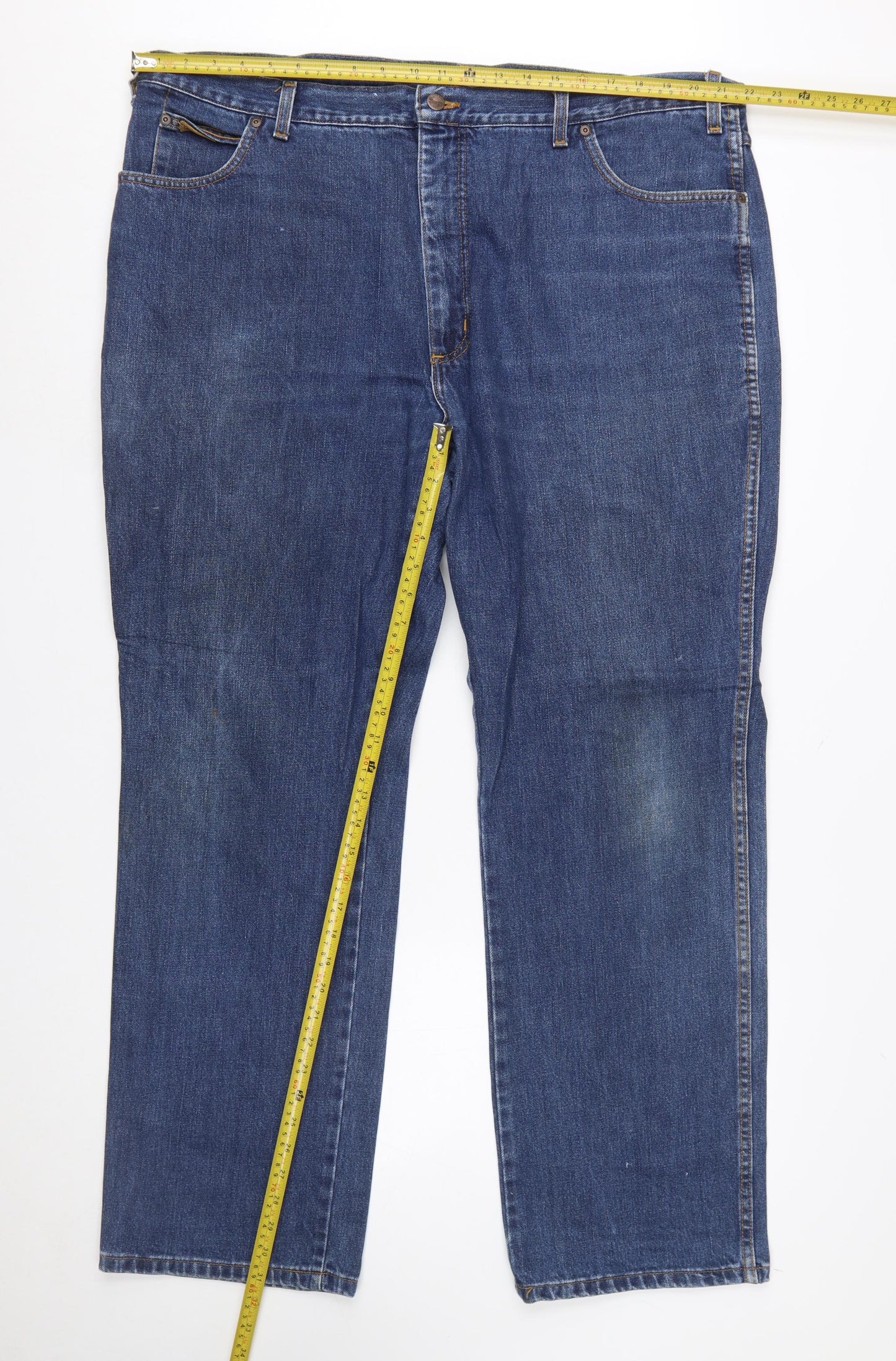 Wrangler Men Blue Texas Straight Denim Jeans W44 L32
