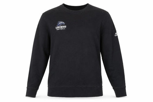 Adidas Men’s Black Longwood Softball Crew Neck Sweatshirt M