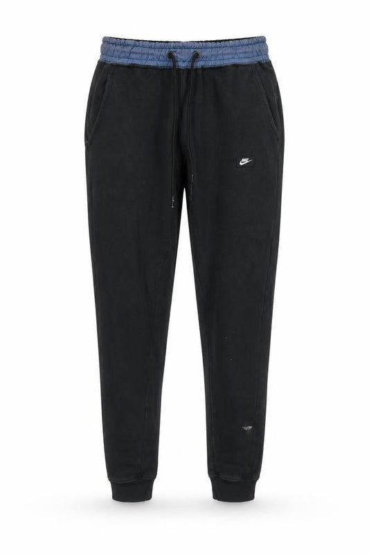 Nike Men's Black Jogger Sweatpants S Elastic Waist Fleece