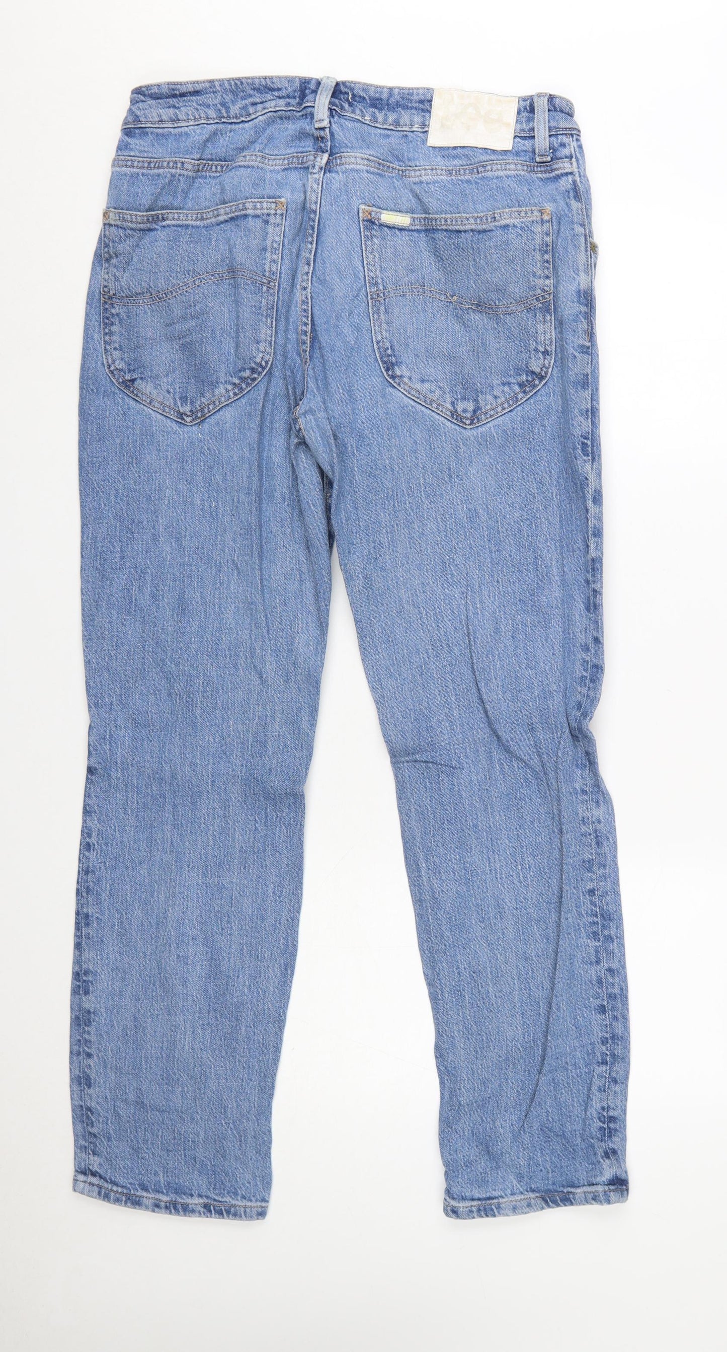 Lee x H&M Men's Blue Straight Denim Jeans 32/32 Regular Fit