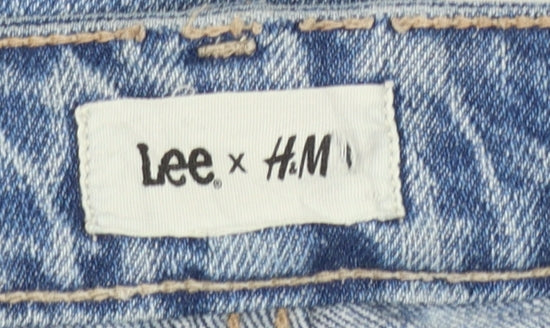 Lee x H&M Men's Blue Straight Denim Jeans 32/32 Regular Fit