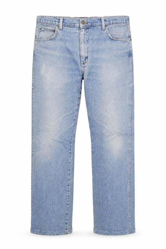 Wrangler Mens Blue Regular Fit Straight Denim Jeans W36 L32