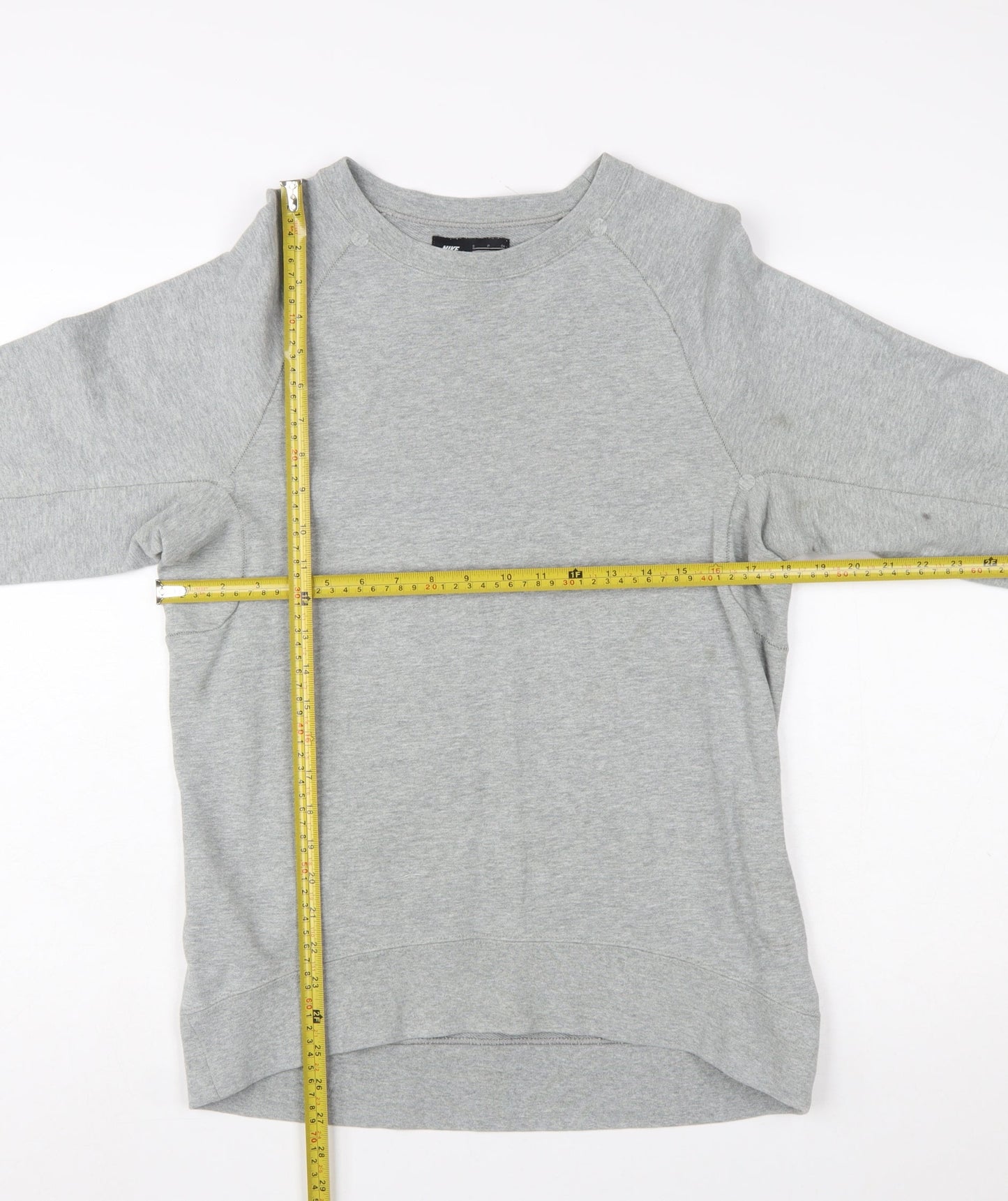 Nike SB Men's Grey Crew Neck Long Sleeve Pullover Sweatshirt Size S