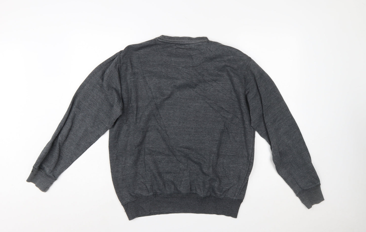 Lee Cooper Men's Grey Crew Neck Pullover Sweatshirt M