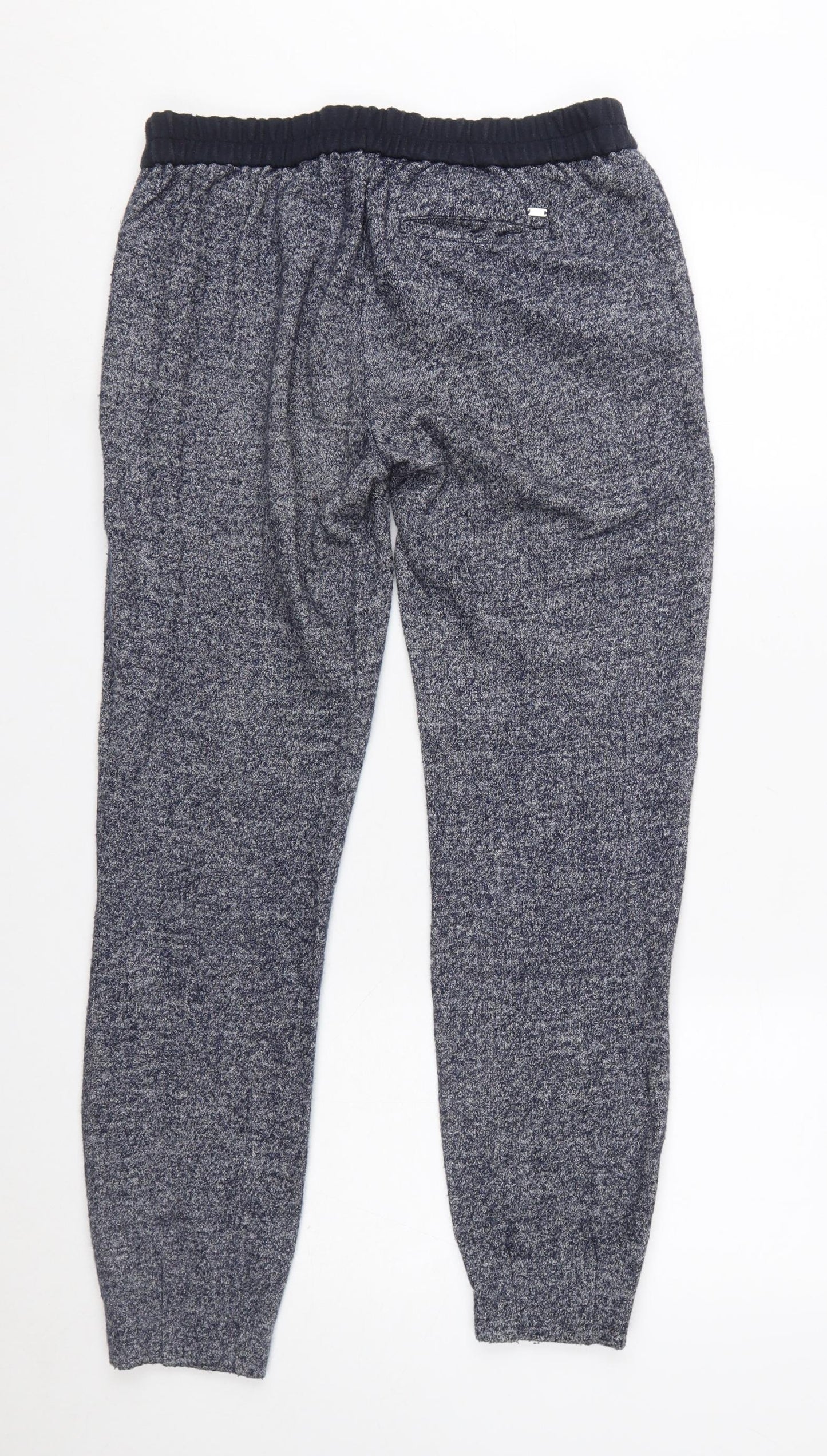Tommy Hilfiger Women’s Blue Wool Blend Jogger Trousers Size 6