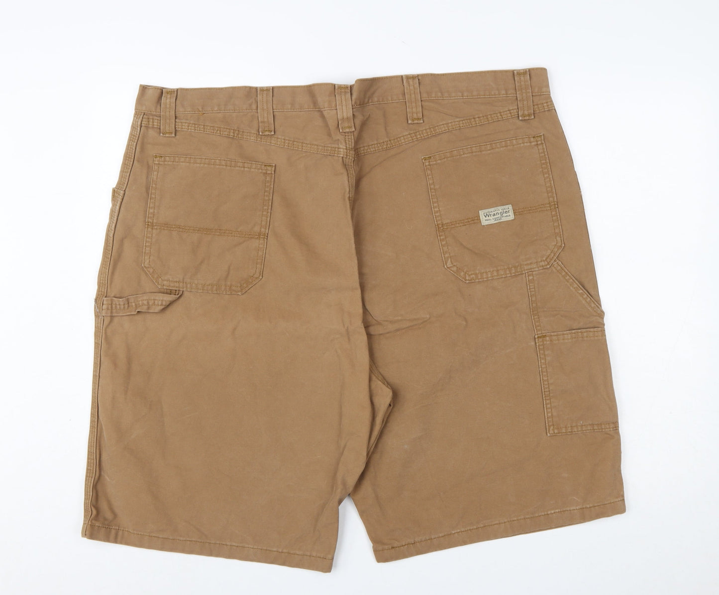 Wrangler Men’s Beige Cotton Cargo Shorts Size 44 Workwear