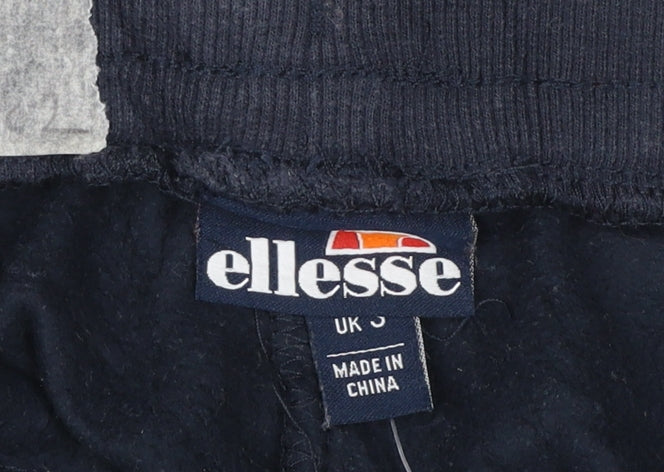 Ellesse Men's Blue Jogger Sweatpants S Cotton Blend