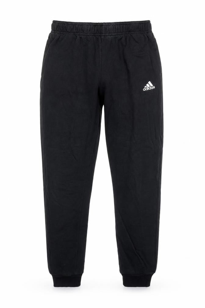 adidas Boys Black Jogger Trousers 13-14 Years Elastic Waist Fleece Pants