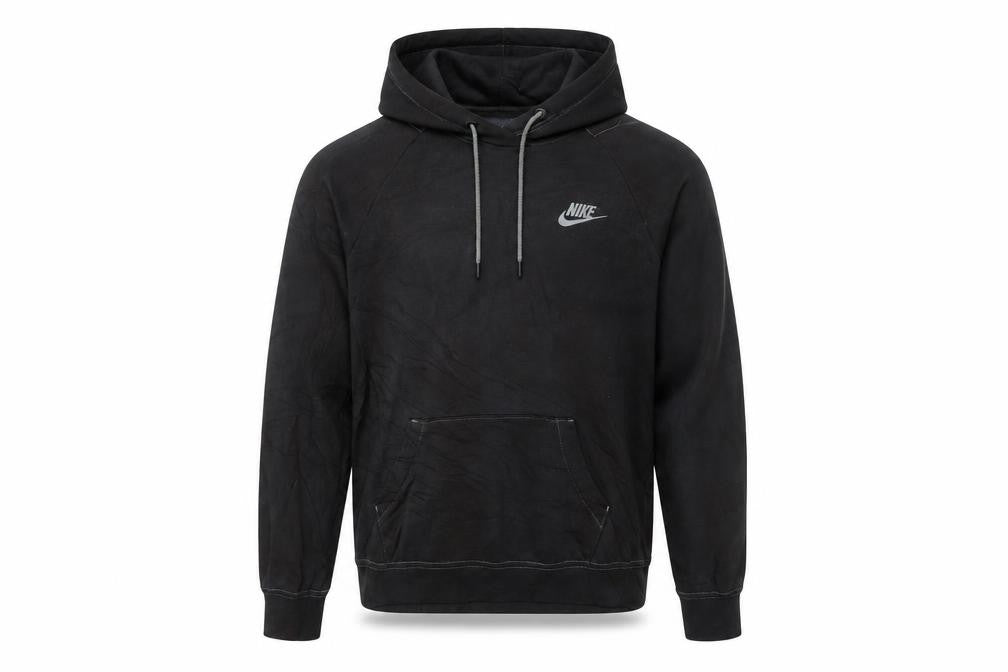 Nike Men's Black XS Pullover Hoodie Fleece Logo Sweatshirt