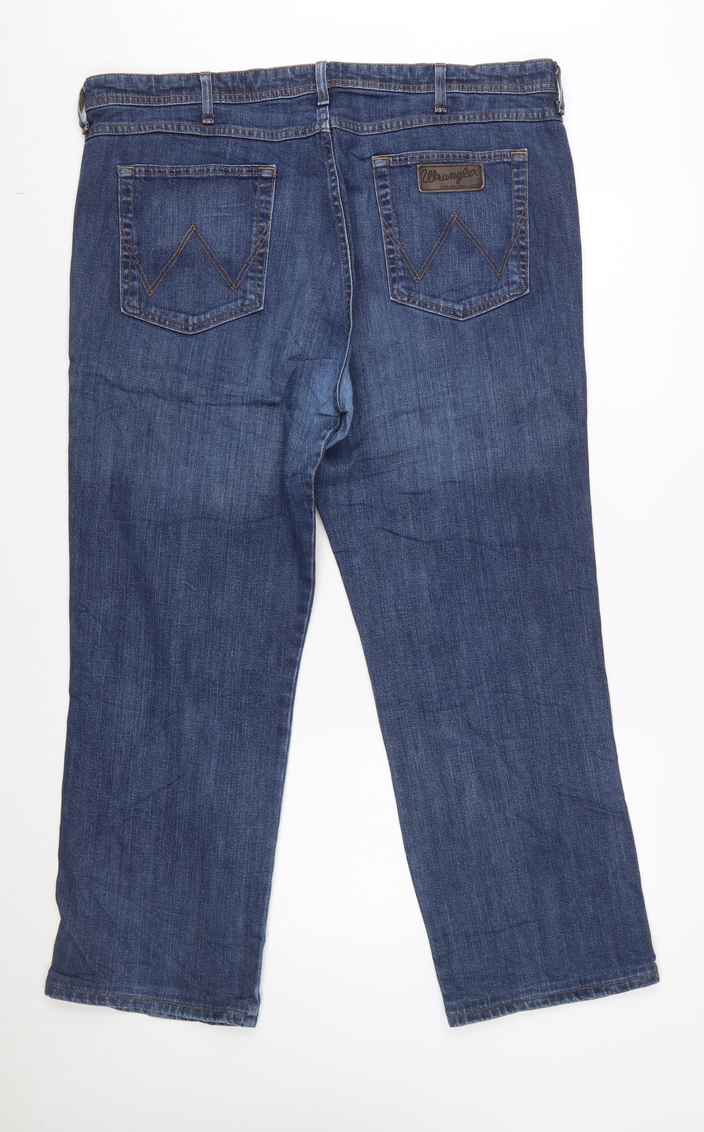Wrangler Men’s Blue Arizona Stretch Straight Jeans W42 L32
