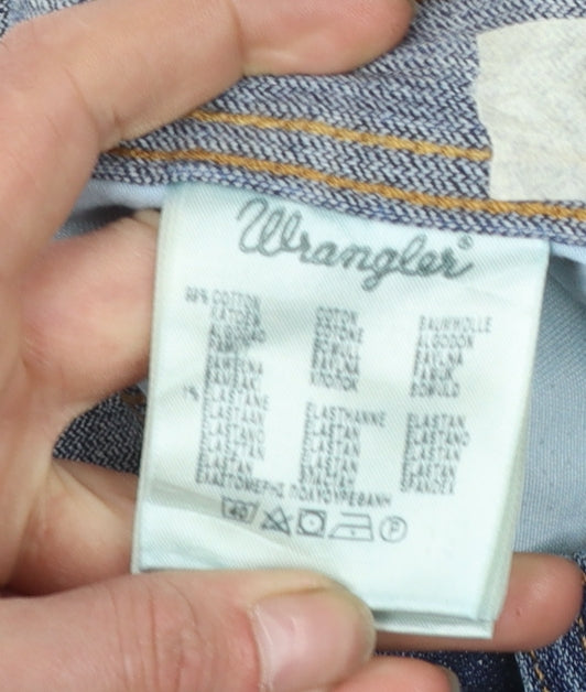 Wrangler Men’s Blue Arizona Stretch Straight Jeans W42 L32