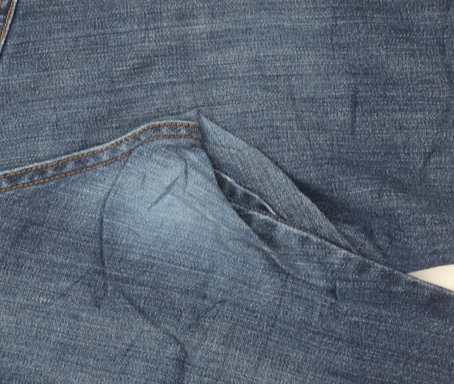 Wrangler Men’s Blue Arizona Stretch Straight Jeans W42 L32