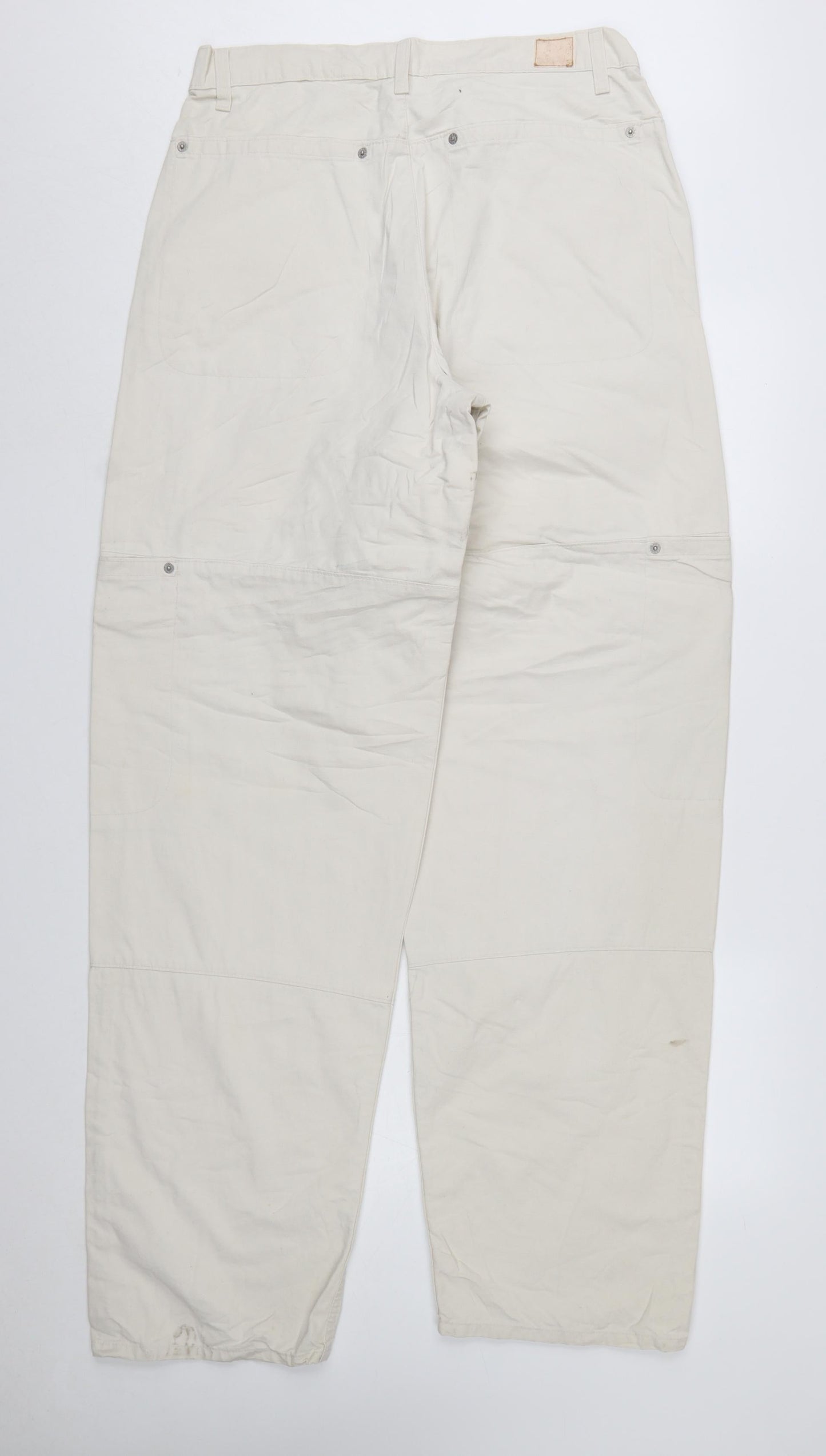 Levi's Men's Beige 32x36 Straight Leg Cotton Jeans