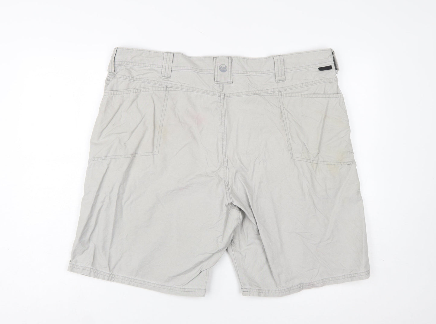 Wrangler Men's Grey Outdoor Cargo Shorts Size 40 Cotton Blend