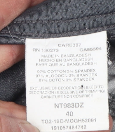 Wrangler Men's Grey Outdoor Cargo Shorts Size 40 Cotton Blend
