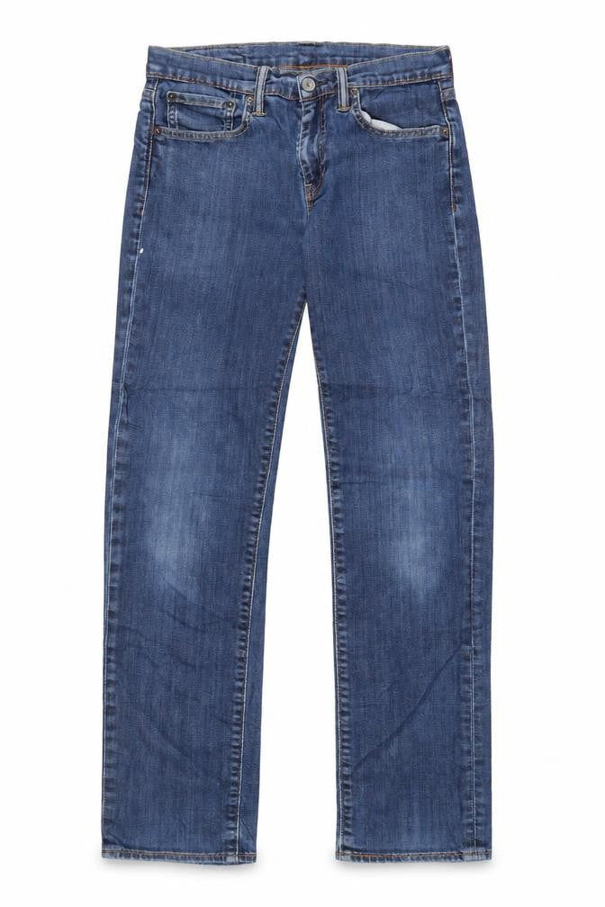 Levi's Men's Blue Denim Straight Jeans W29 L32 Regular Fit