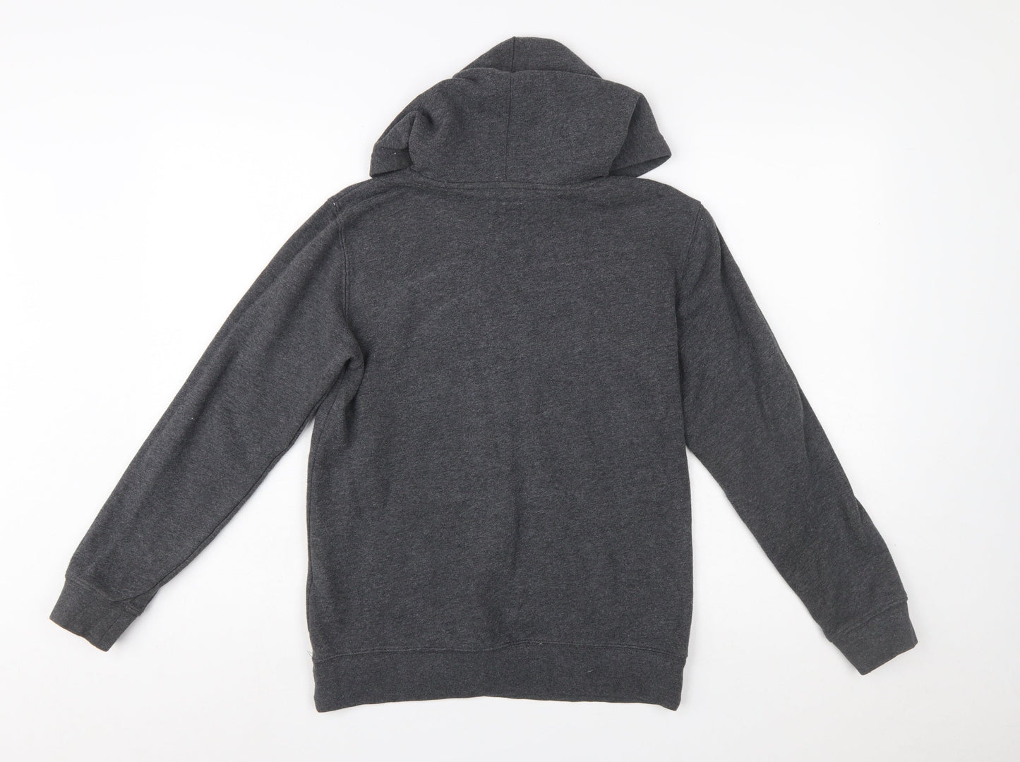 Champion Boys Dark Grey Pullover Hoodie L (14/16) Cotton Blend Sweatshirt