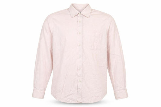Hugo Boss Men's Pink 100% Cotton Long Sleeve Regular Fit Shirt 17 43