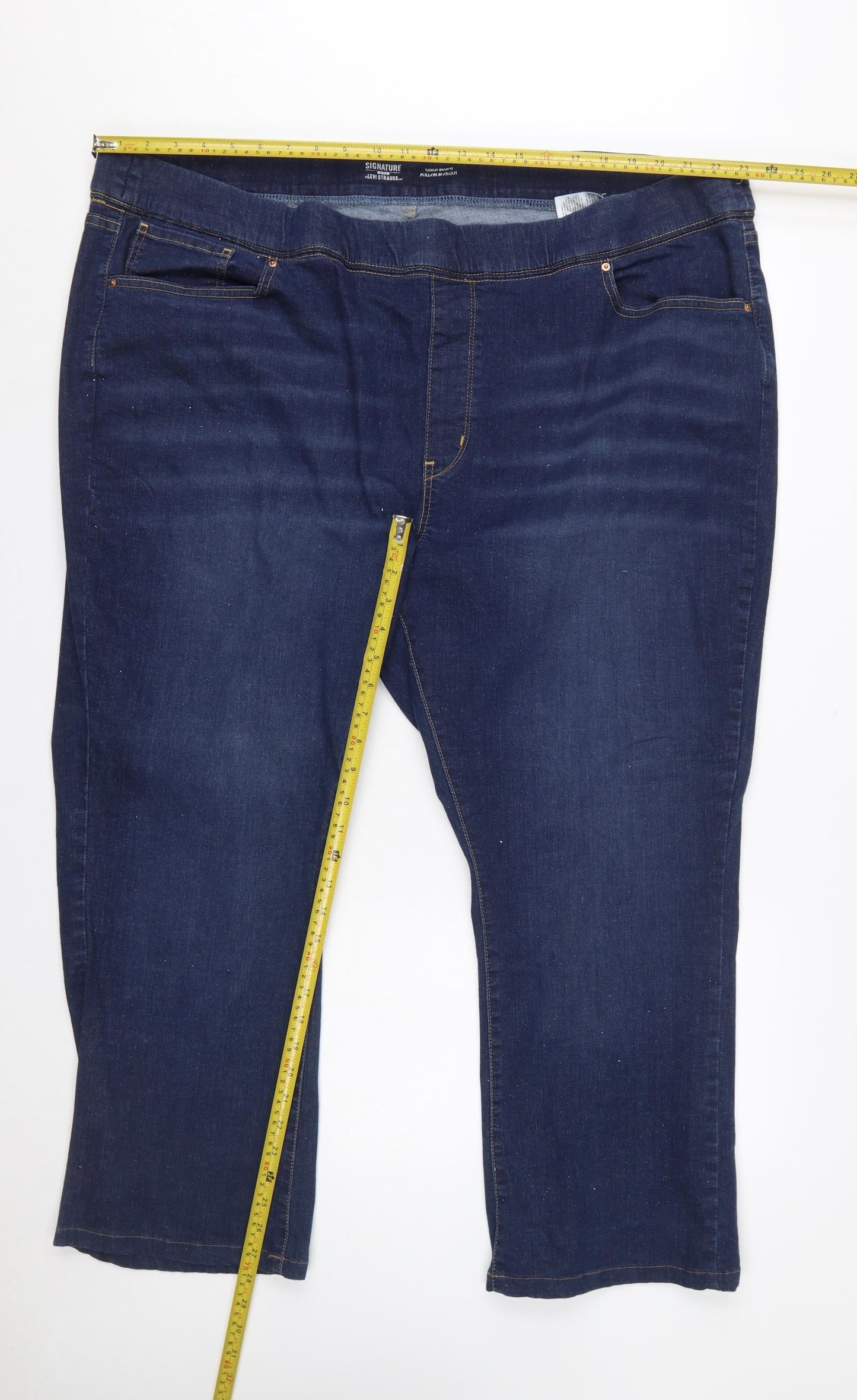 Levi Strauss Women's Blue Bootcut Stretch Jeans Size 28 Plus