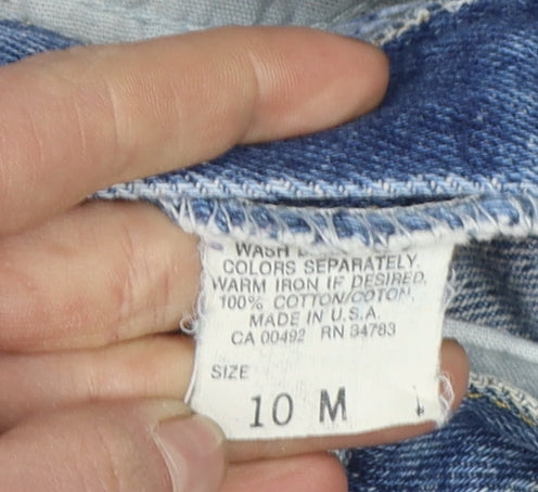 Lee Women's Blue High Rise Mom Jeans Size 10 Vintage Denim