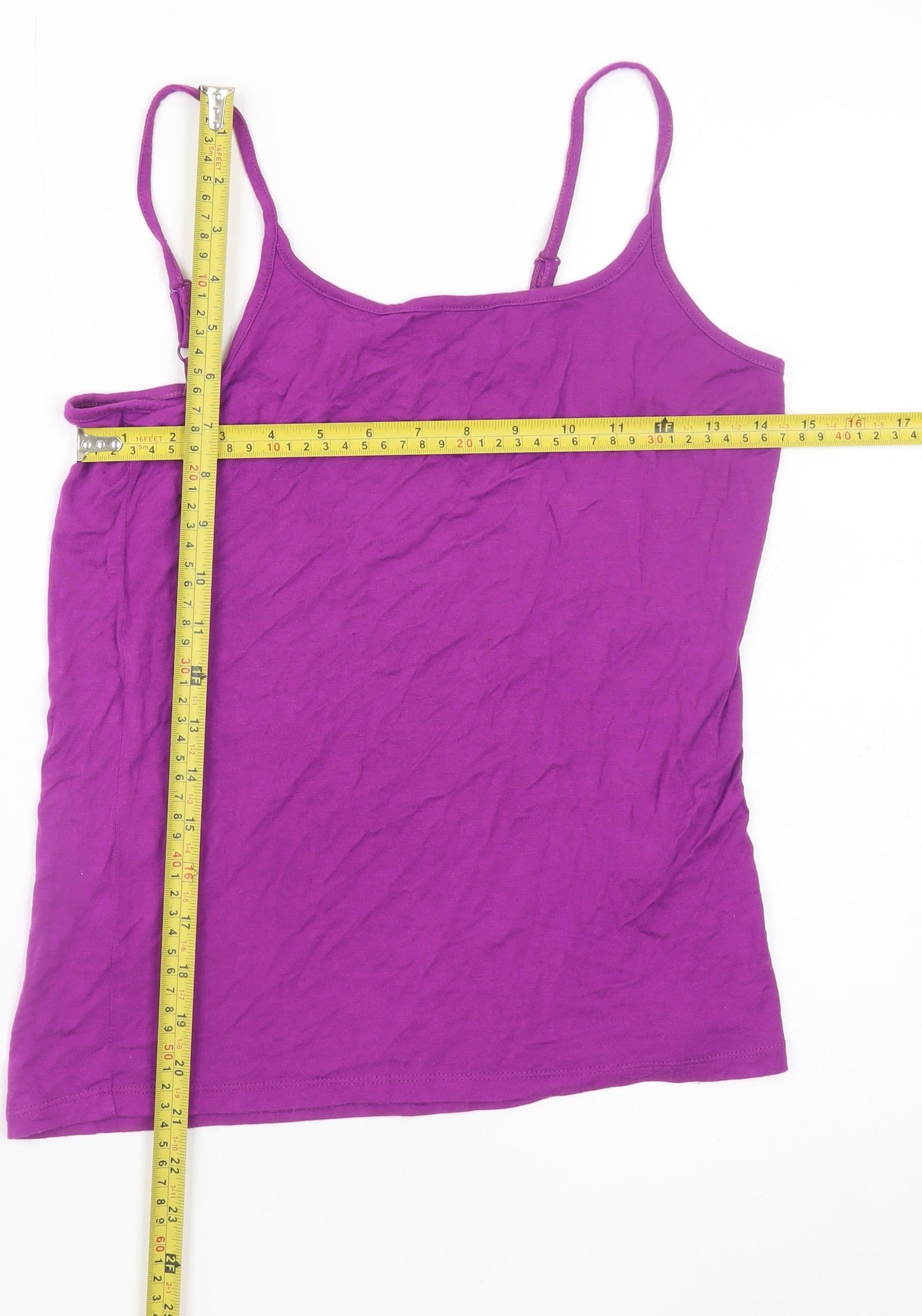 Dunnes Women’s Purple Cotton Camisole Tank Top Size 12