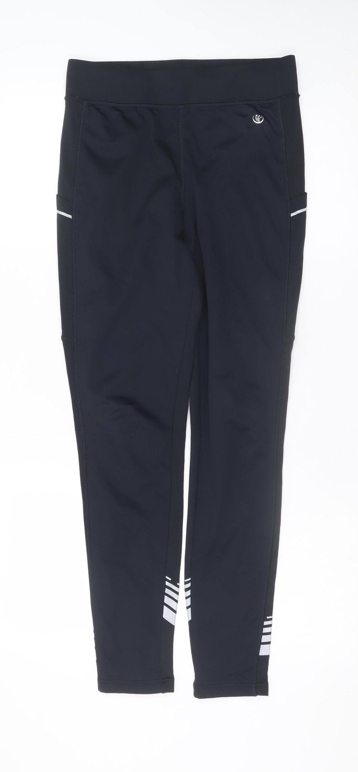 Dunnes Stores St. Bernard Women's Black Ankle Running Leggings Size S