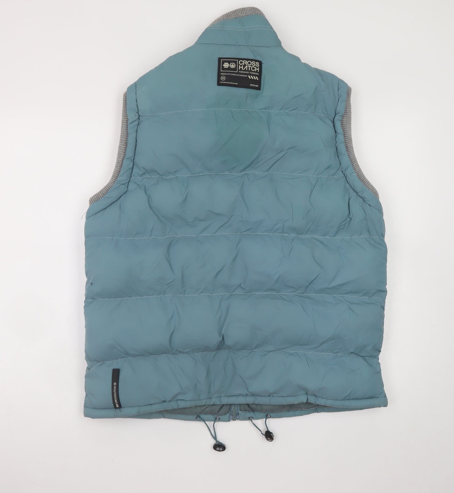 Crosshatch Men's Blue L Padded Bodywarmer Waistcoat