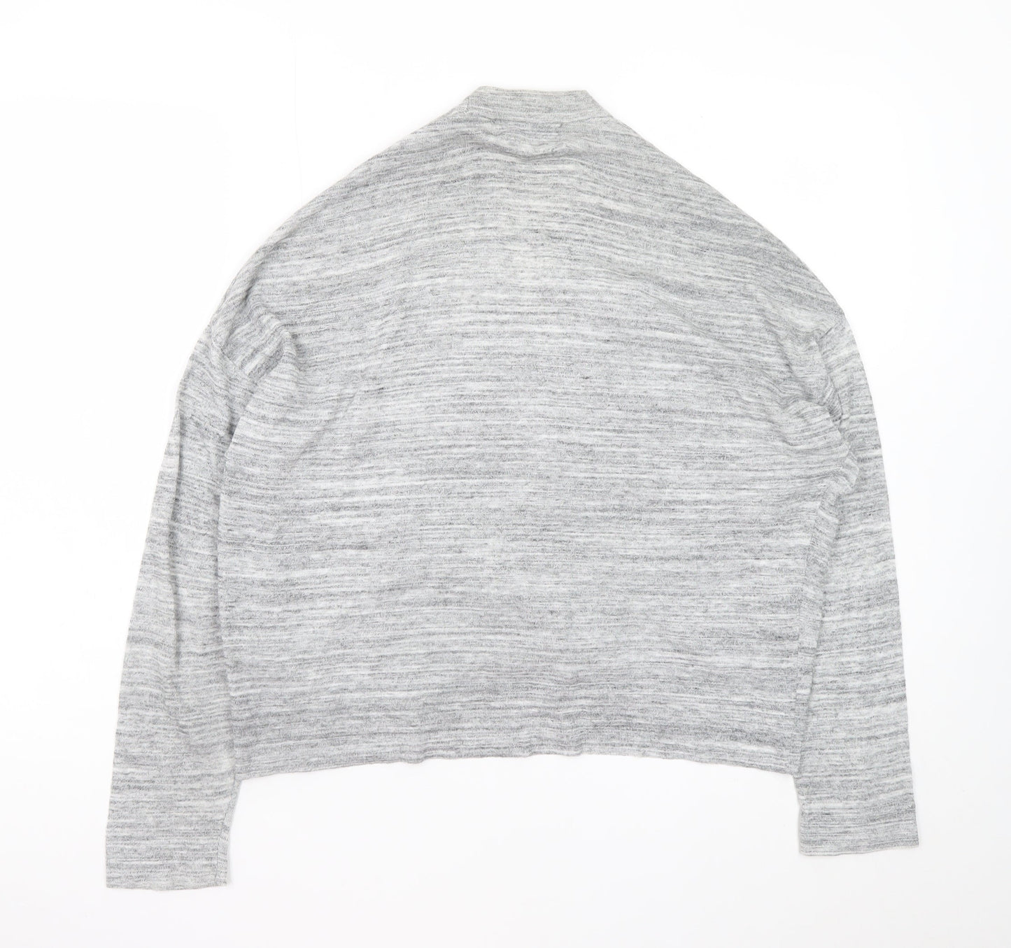 Next Women’s Grey Long Sleeve Open Knit Cardigan Size 10
