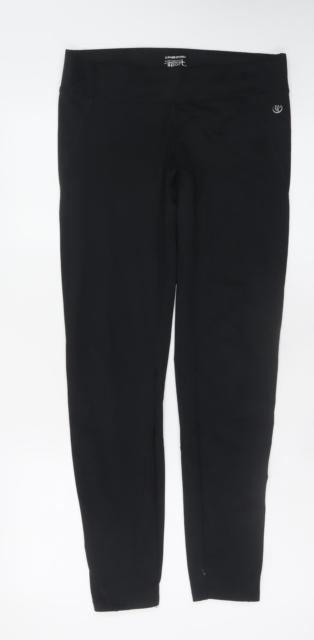Dunnes Stores Women Black Medium Ankle Leggings Performance Sport