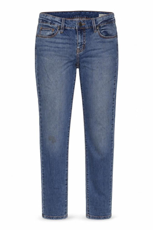 Eunina Womens Blue Skinny Jeans Size 7 Stretch Denim Mid Rise