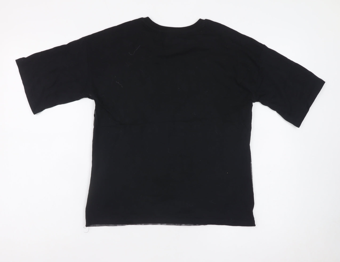 Wednesday Black Graphic T-Shirt for Girls 11-12 Years Gothic Style