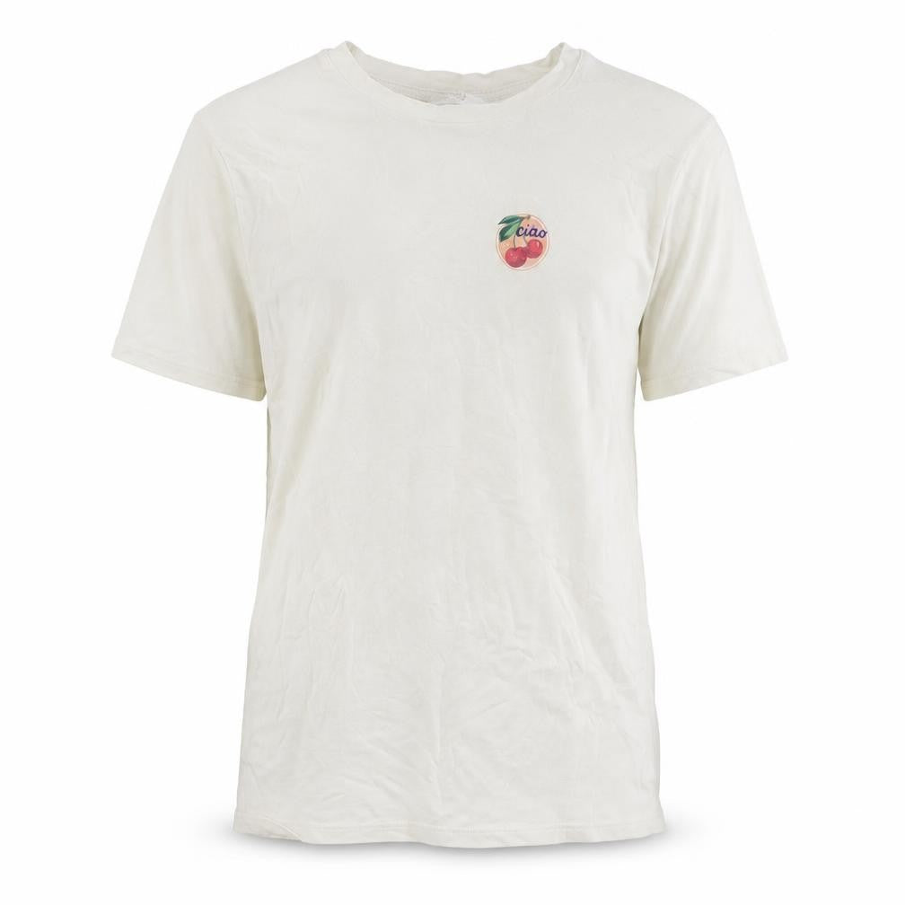 Marks & Spencer Men’s Ivory Graphic Print T-Shirt Small