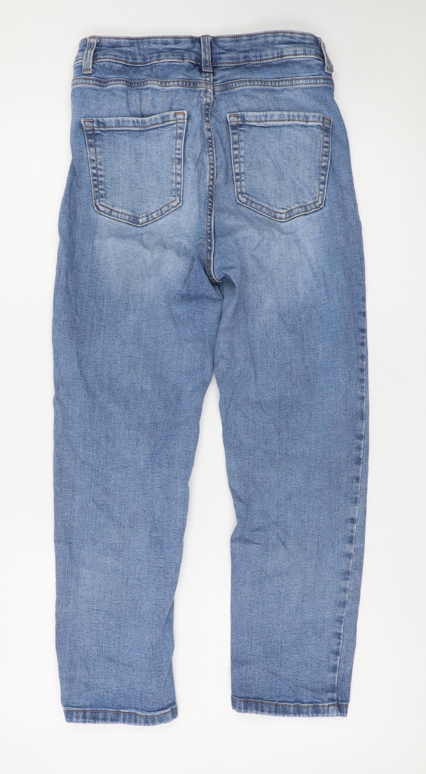 Dunnes Stores Women Blue Size 10 Straight Leg Stretch Denim Jeans