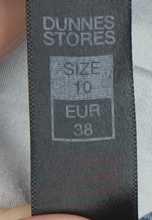 Dunnes Stores Women Blue Size 10 Straight Leg Stretch Denim Jeans