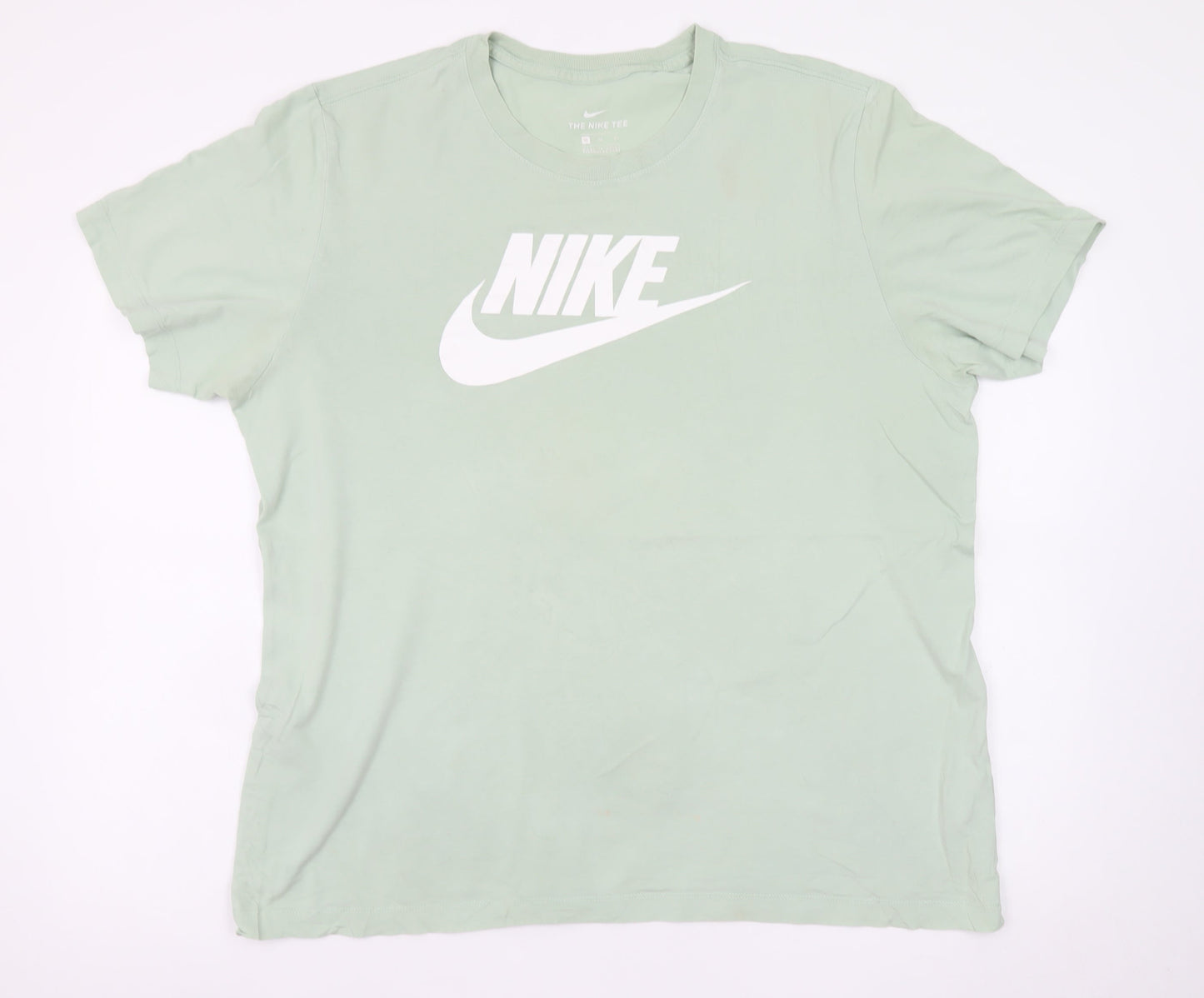 Nike Men’s Green XL Crew Neck Graphic Logo Sports T-Shirt