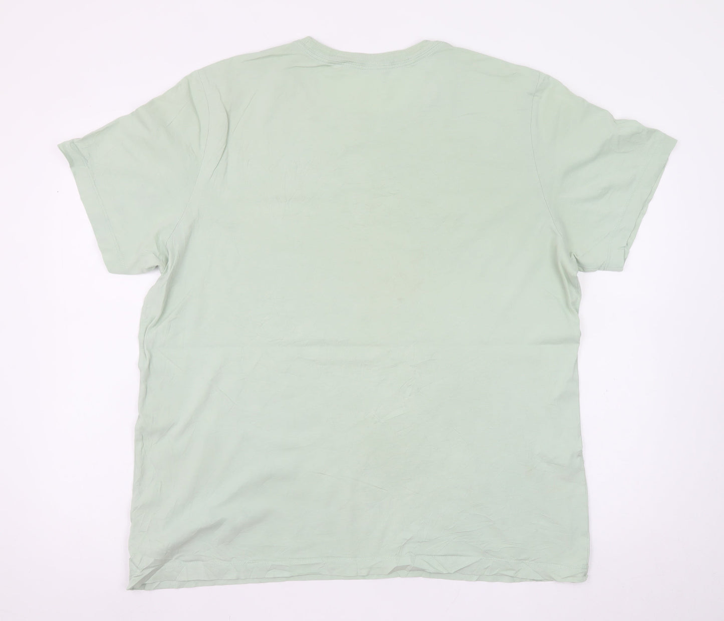 Nike Men’s Green XL Crew Neck Graphic Logo Sports T-Shirt