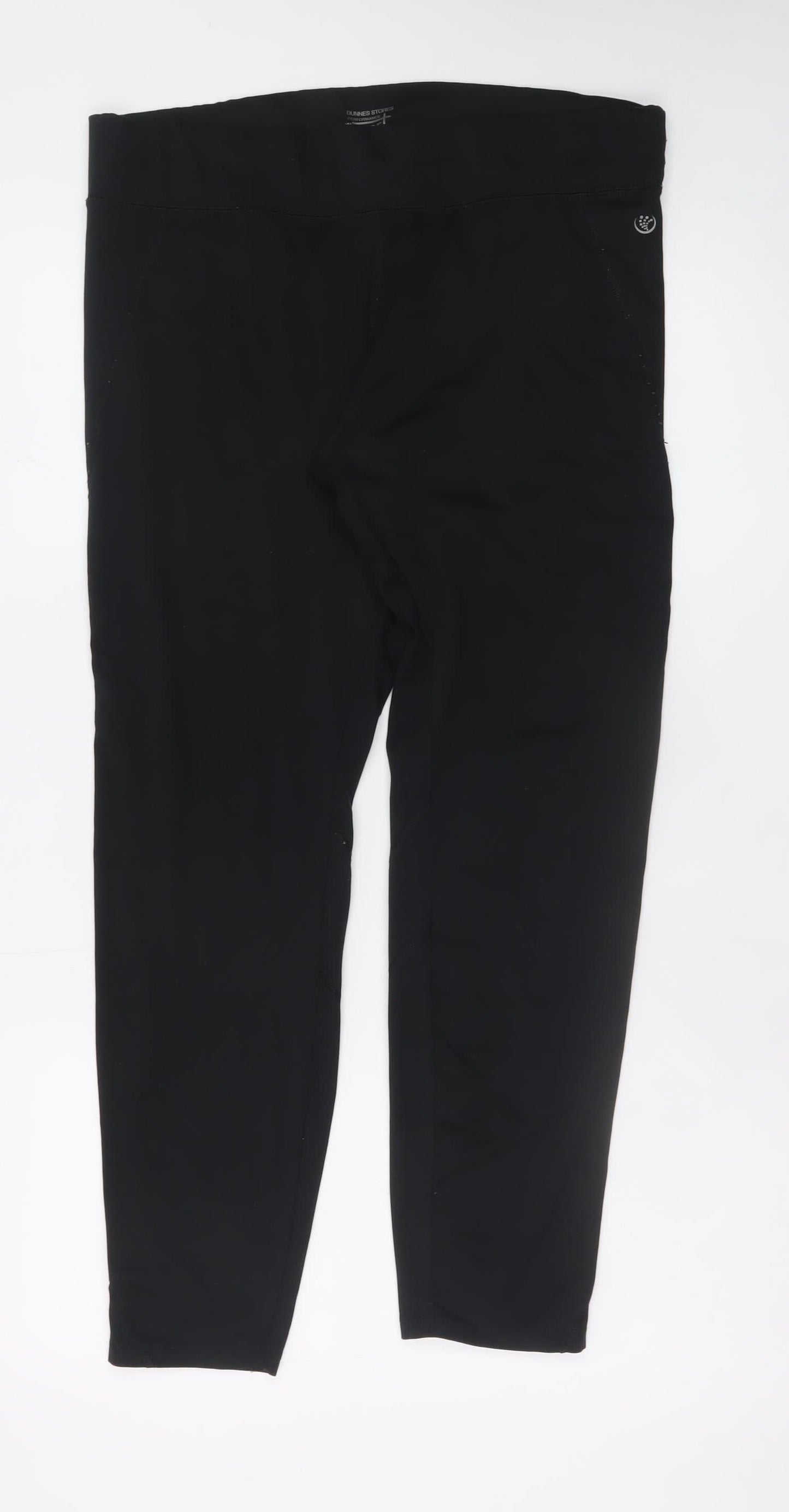 Dunnes Stores Women Black Large Performance Sport Leggings