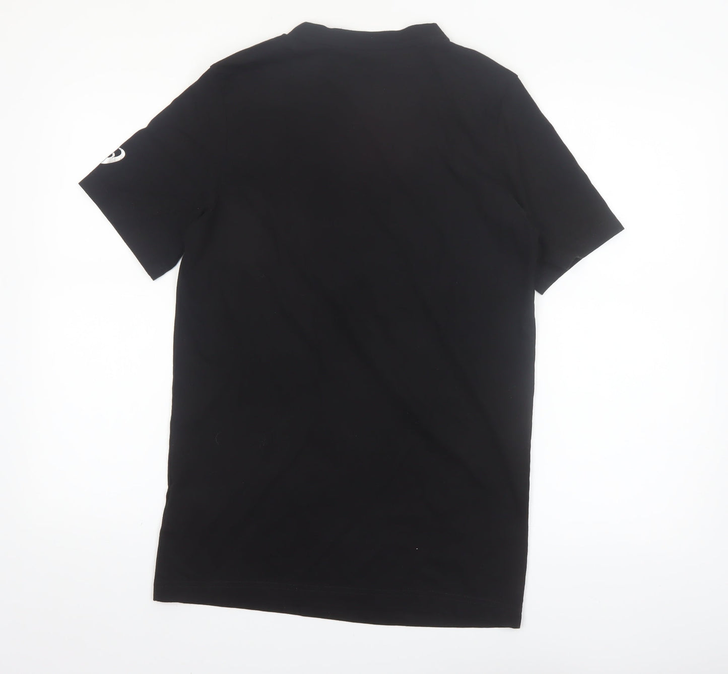 ASICS Men's Black Short Sleeve Graphic Running T-Shirt Size M