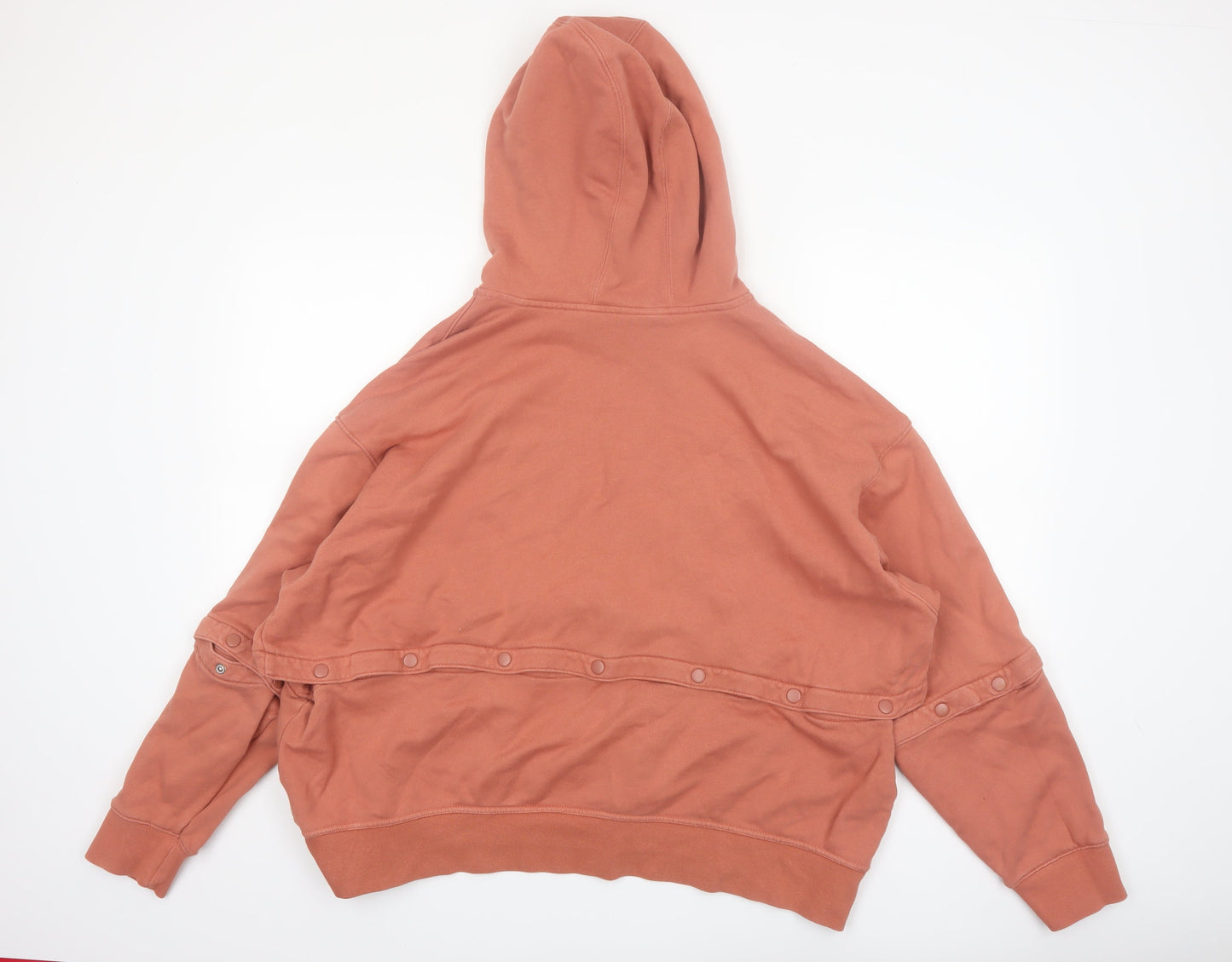 Adidas Women’s Rust Hooded Pullover Sweatshirt Size 1X Cotton Casual