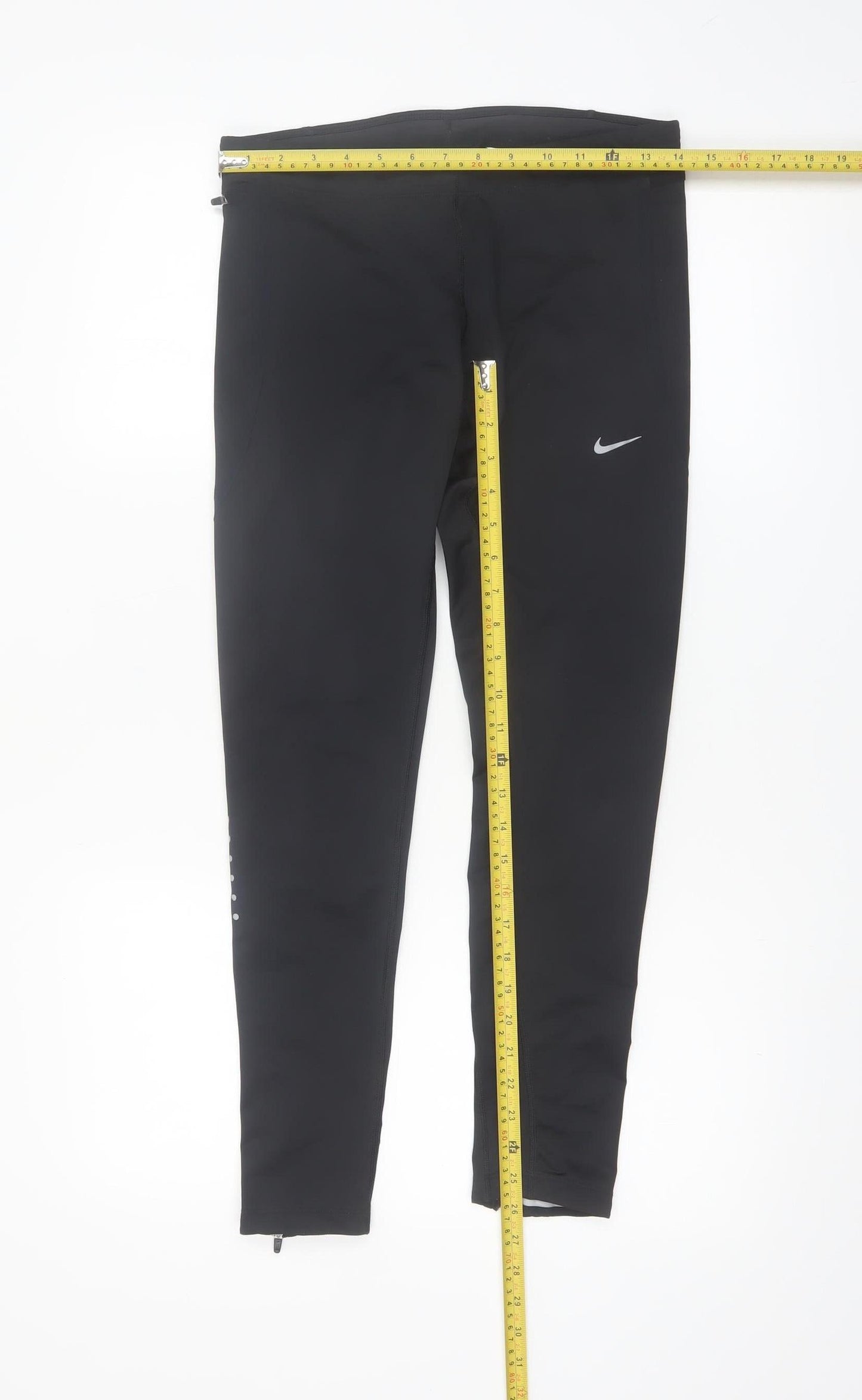 Nike Women's Black Dri-FIT Running Leggings Medium