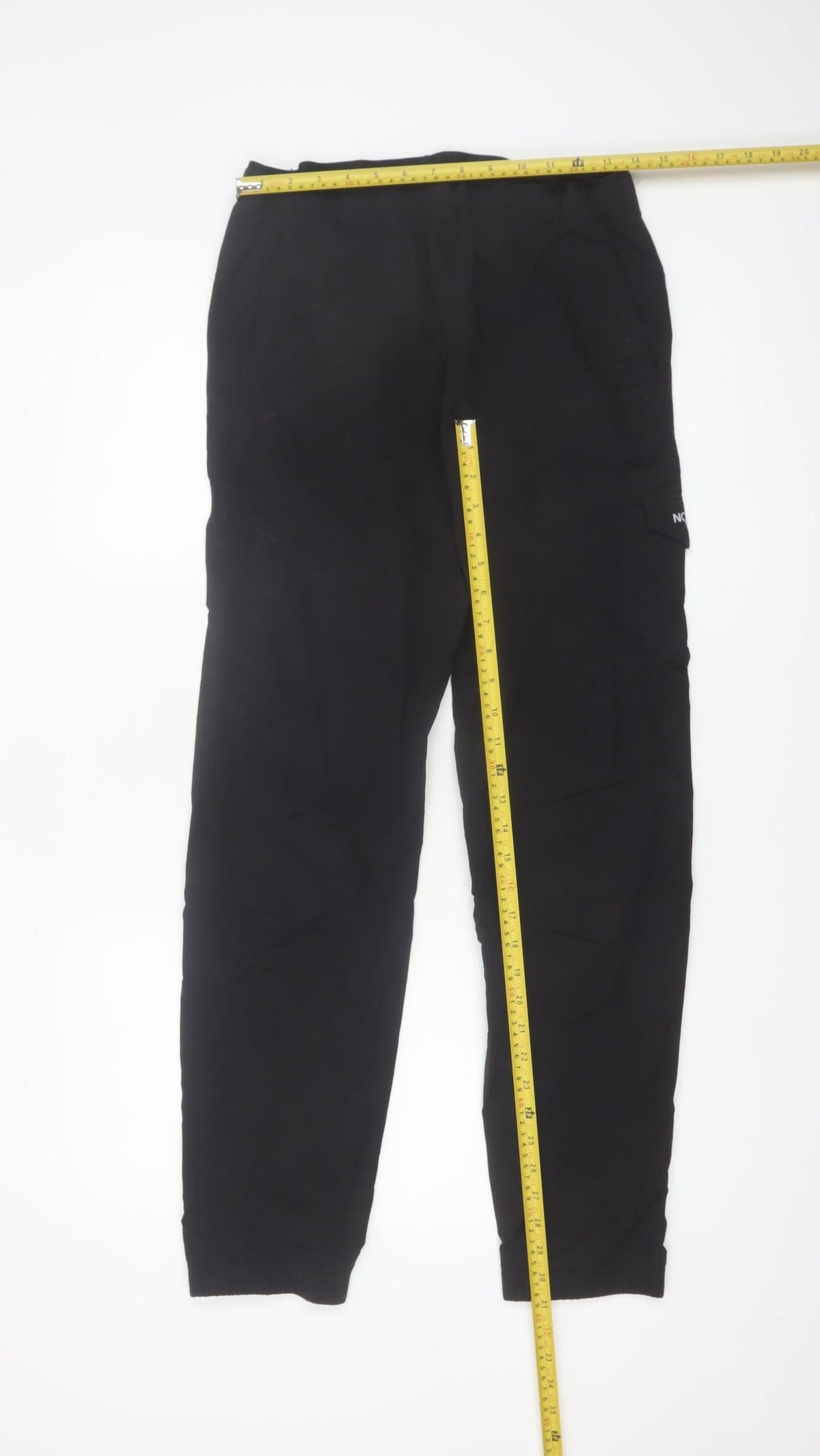 The North Face Boys Black Nylon Cargo Trousers XXLT Adjustable Waist Outdoor