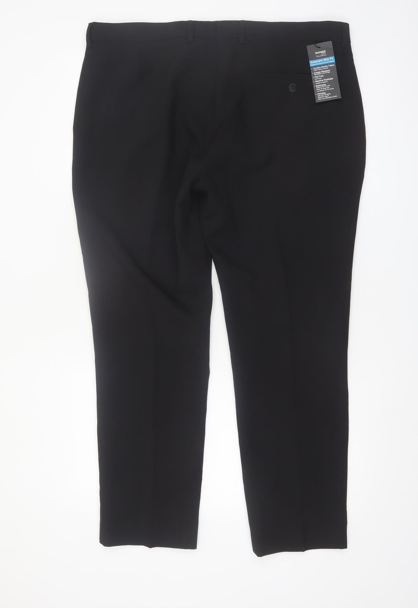 St. Bernard for Dunnes Stores Men's Black 38in Dress Pants
