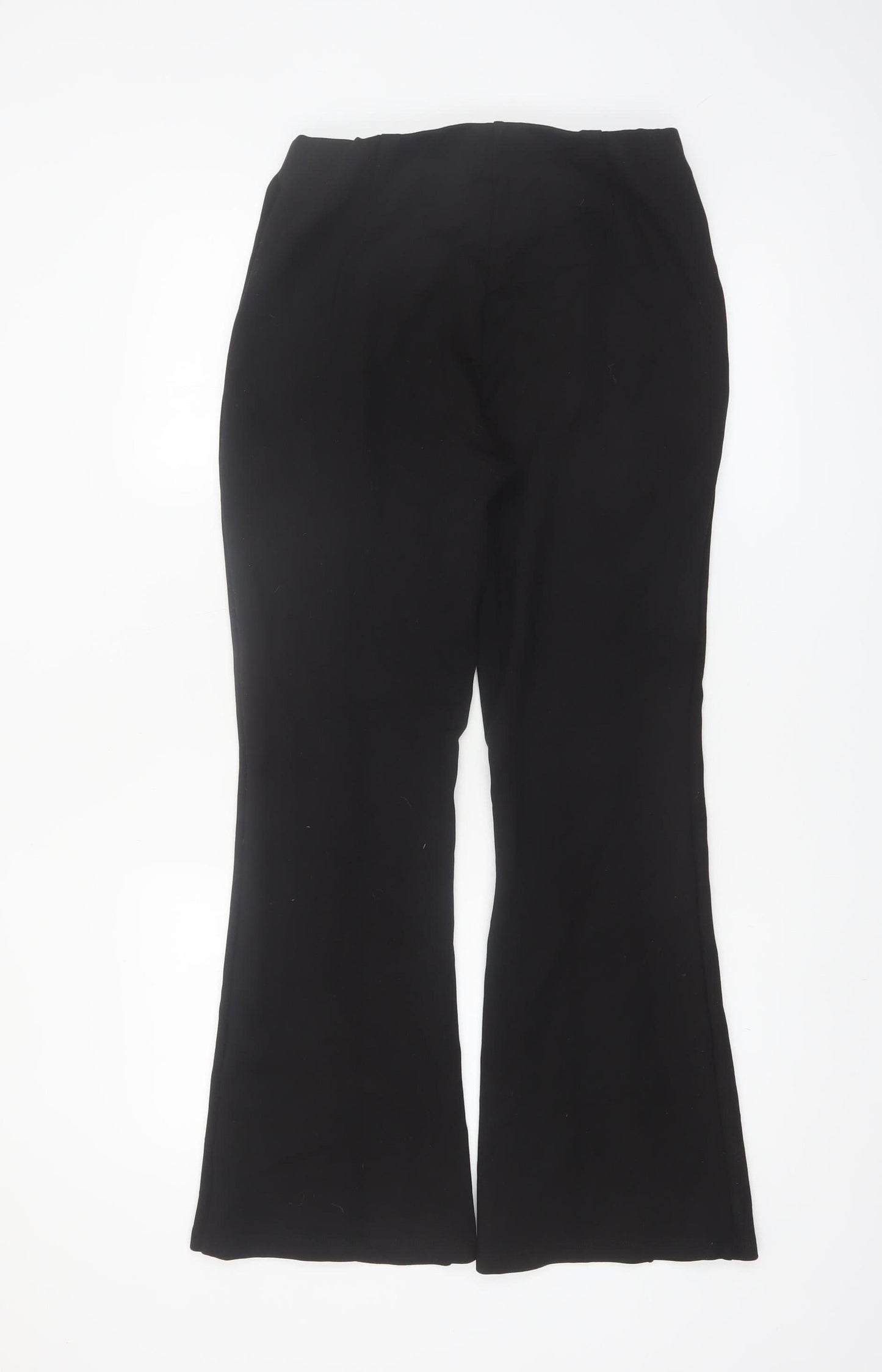 Savida Women's Black Flared Dress Pants Trousers Size 12