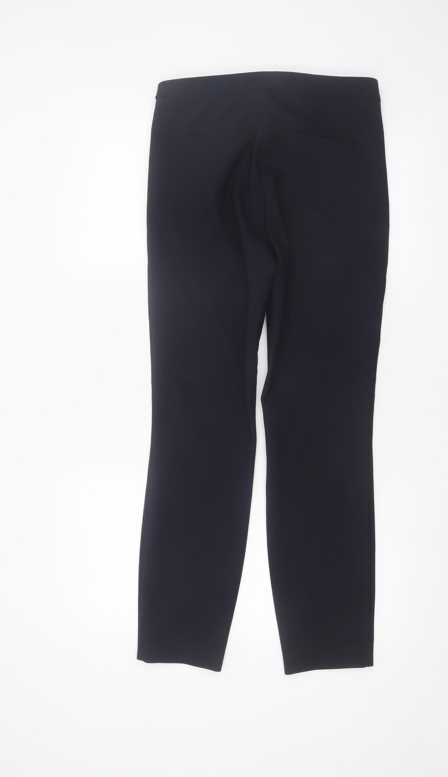 Savida Women's Navy Blue Slim Fit Stretch Dress Trousers Size 10