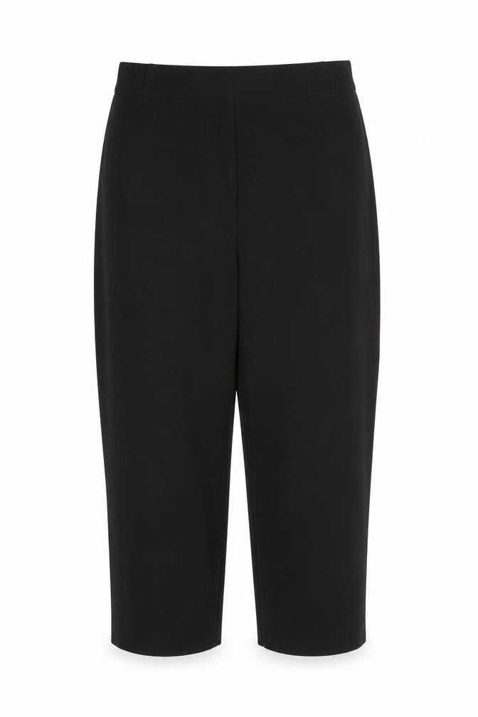 Rant & Rave Women's Black Cropped Trousers Size 10 Stretch Twill