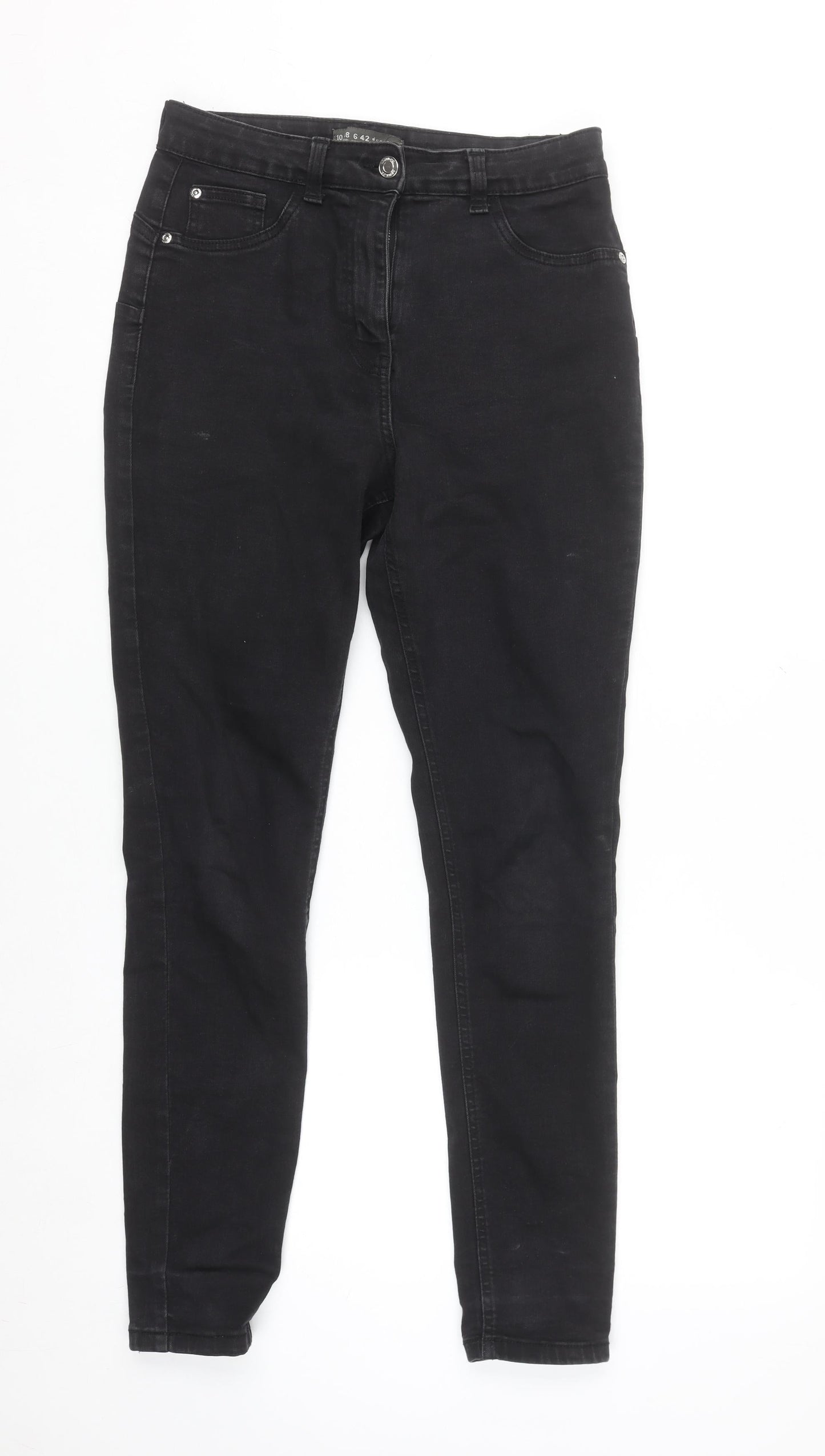 Primark Women's Black Skinny Jeans Size 10 Slim Fit Denim