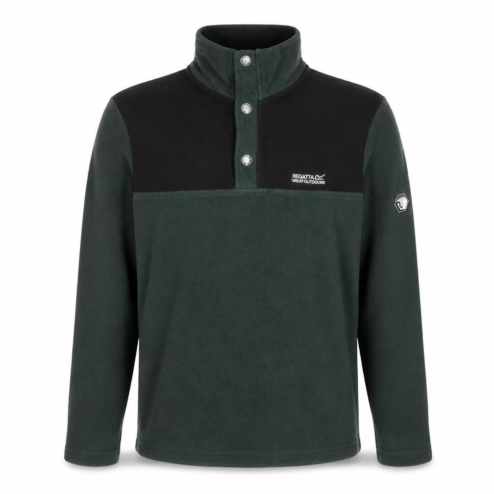 Regatta Men's Green Fleece Pullover Sweatshirt Small Outdoor Hiking